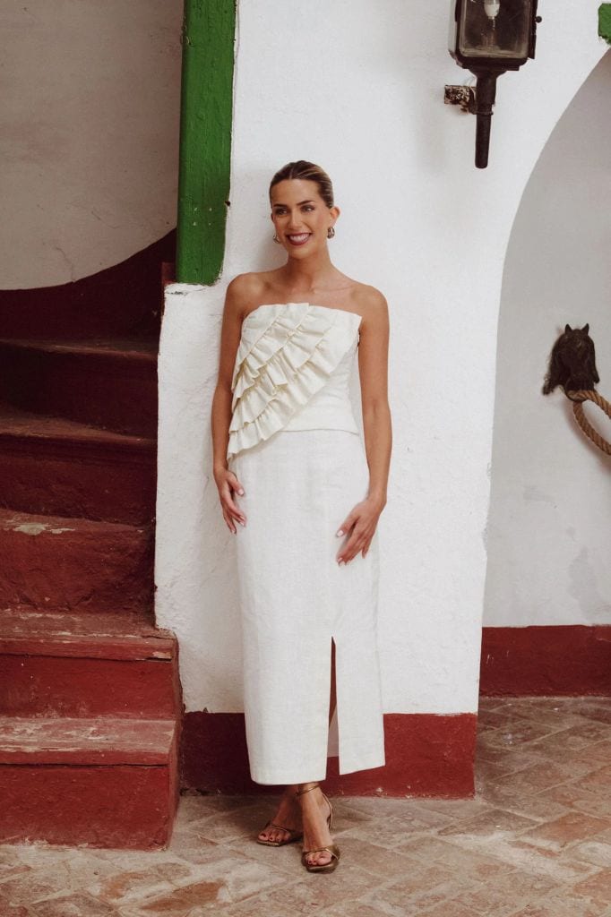 Vestidos de novia para bodas civiles de verano Deluem