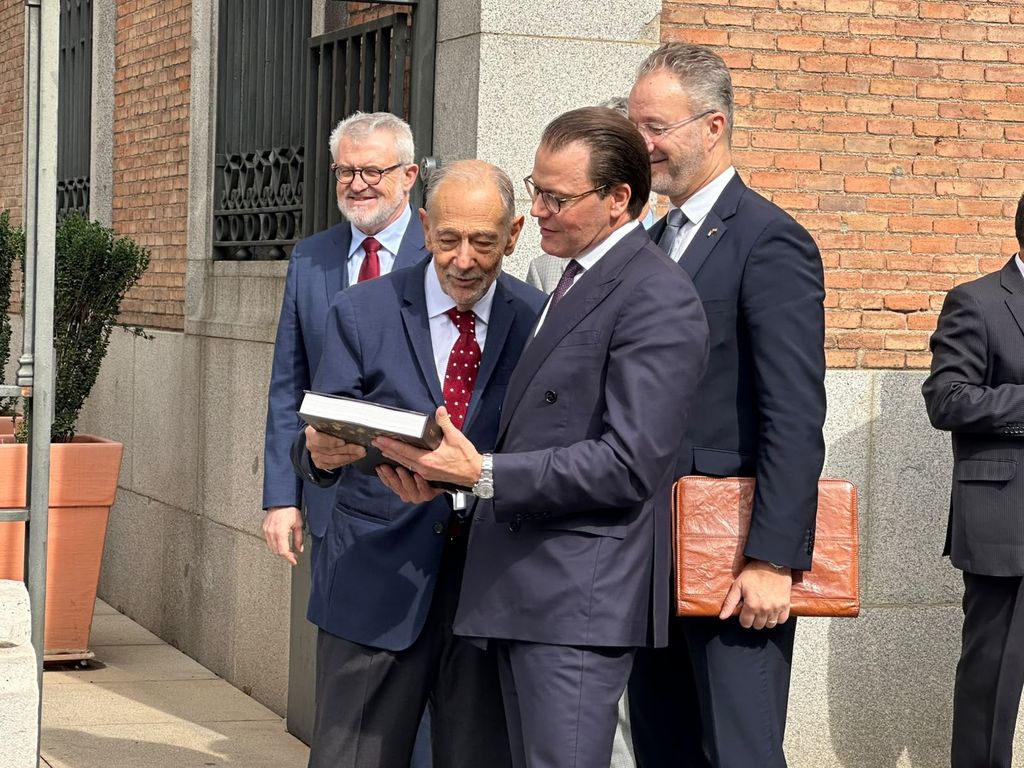 Daniel de Suecia en Madrid