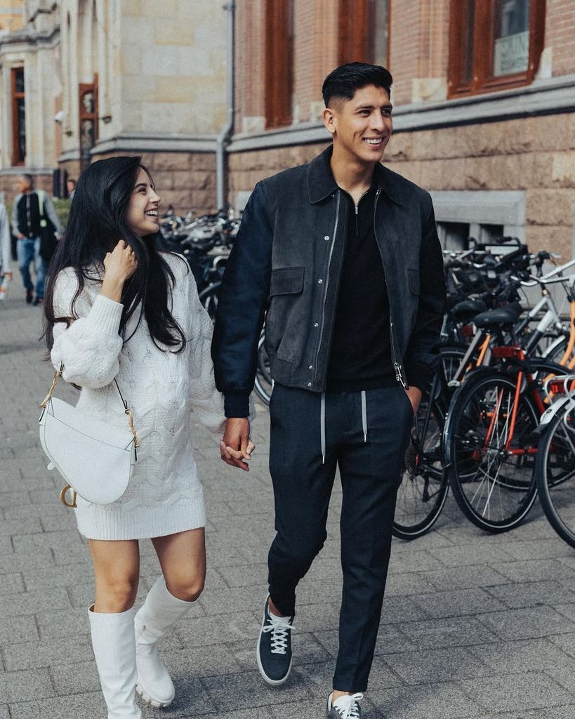 Edson Álvarez y Sofía Toache.