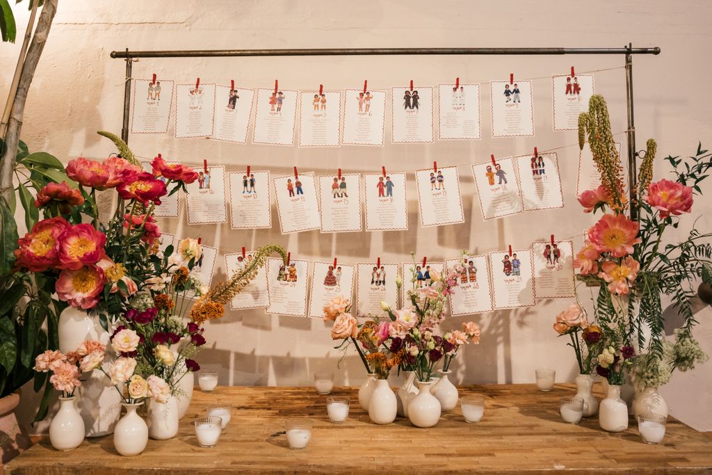 Seating plan de boda