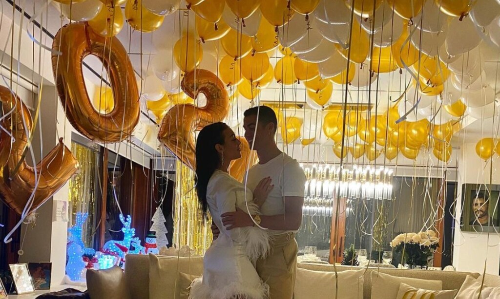 cristiano ronaldo and georgina rodriguez new years