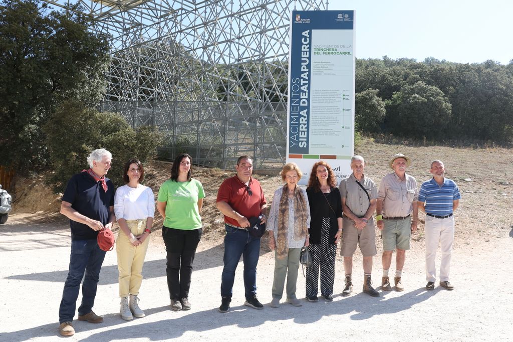 La reina Sofía vuelve a los yacimientos de Atapuerca para celebrar un importante aniversario