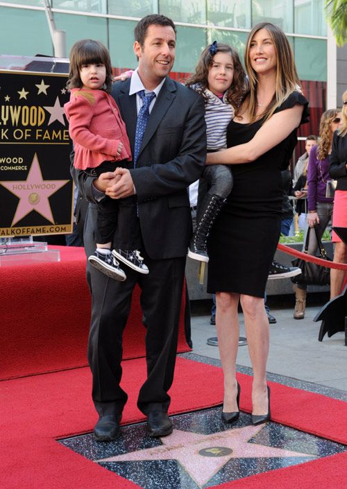 Adam Sandler y su familia