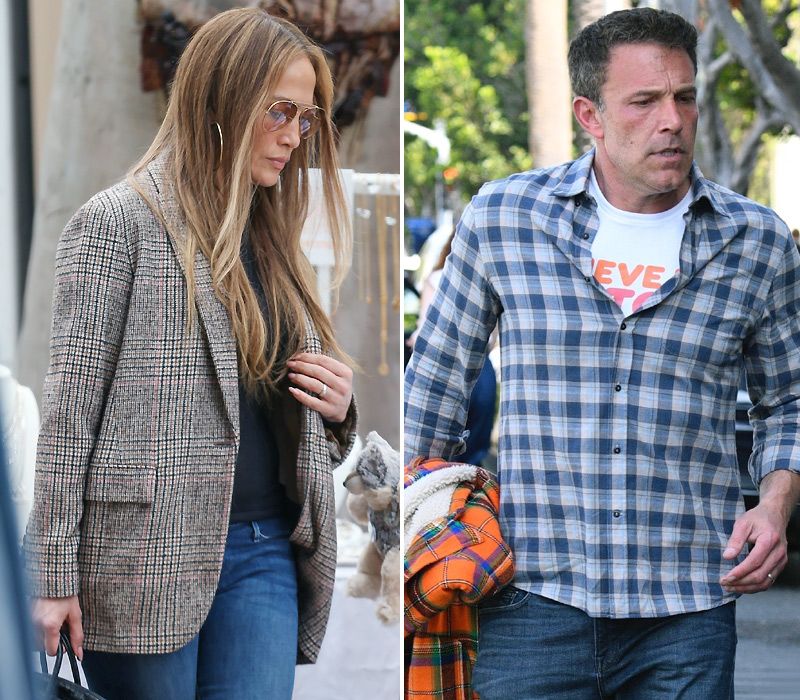 Jennifer Lopez y Ben Affleck siguen llevando sus anillos
