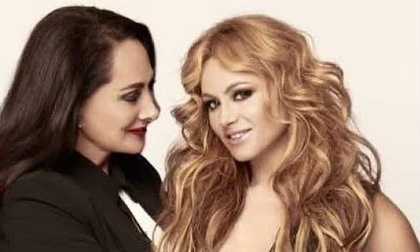 Paulina Rubio y su mamá