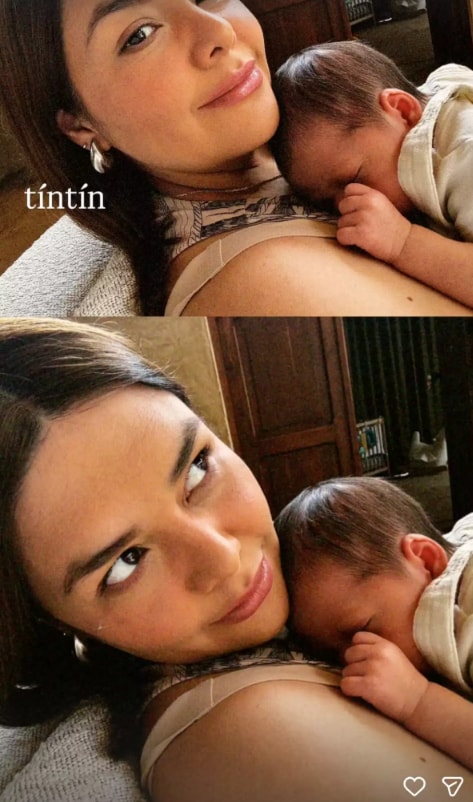 Yuridia presumió nuevas fotos de su bebé, Noah