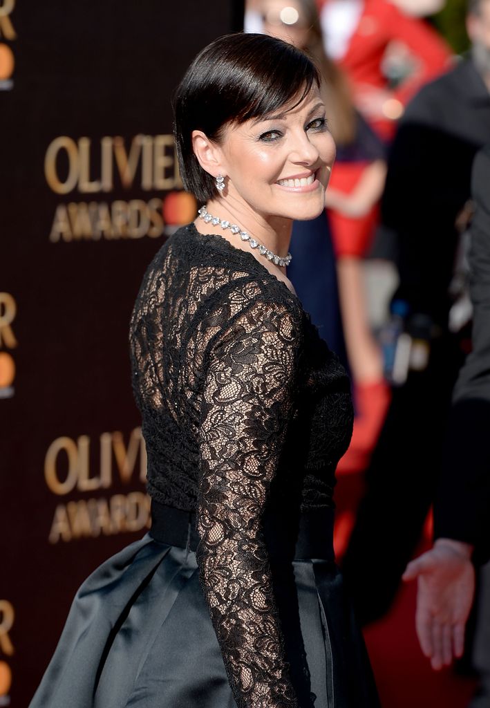 Ruthie Henshall en la entrega de los Olivier en el Royal Albert Hall en el 2017