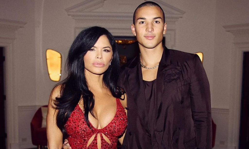 lauren sanchez y su hijo nikko