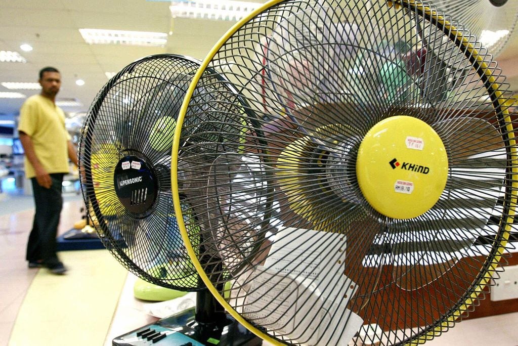 Ventilador amarillo
