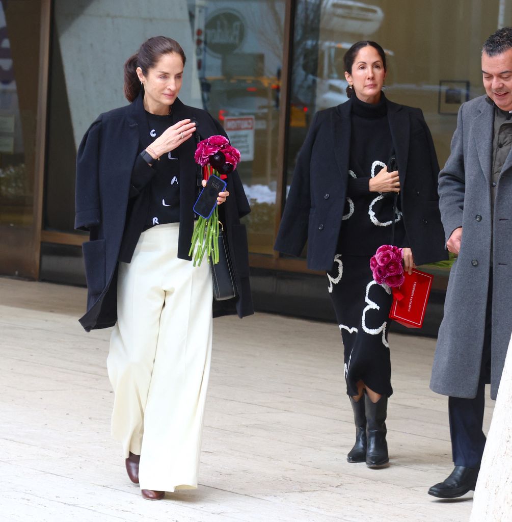 Las hijas de Carolina Herrera, Patricia Cristina Herrera y Carolina Adrian Herrera en la Fashion Week de Nueva York 