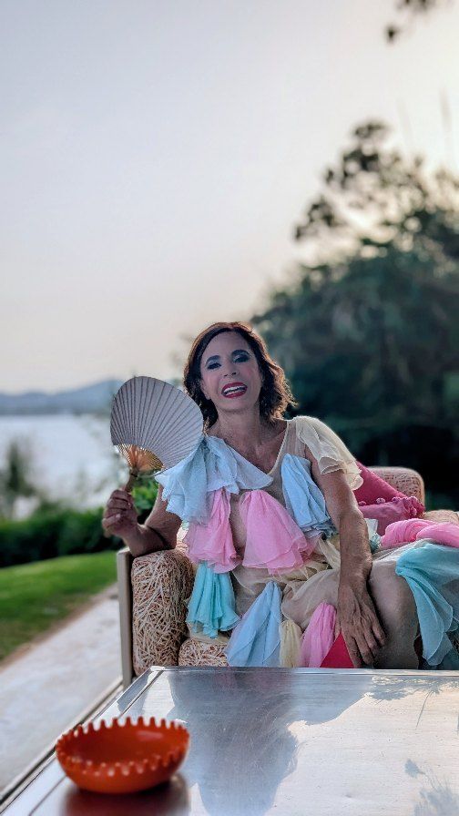 Ágatha Ruiz de la Prada el día de su 66 cumpleaños