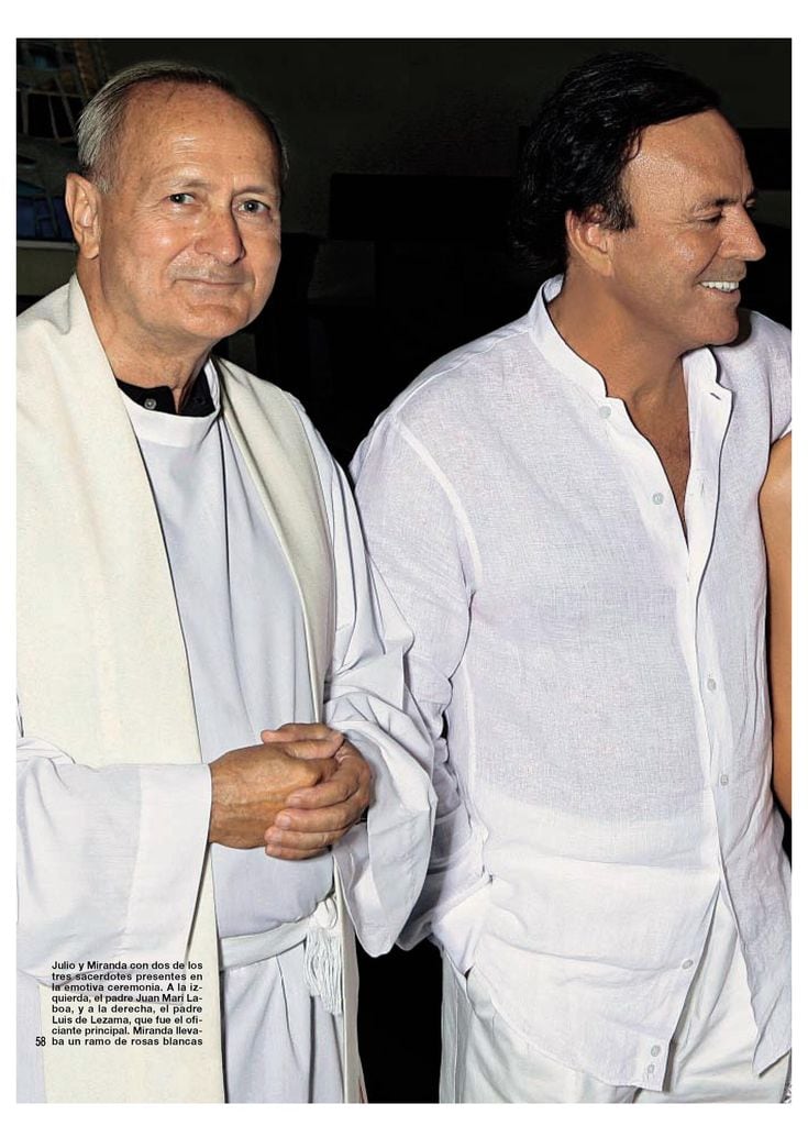 Hola 3449. Boda Julio Iglesias y Miranda
