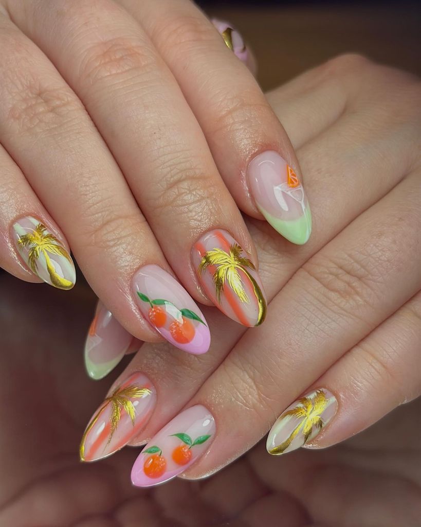 Manicura inspirada en ibiza