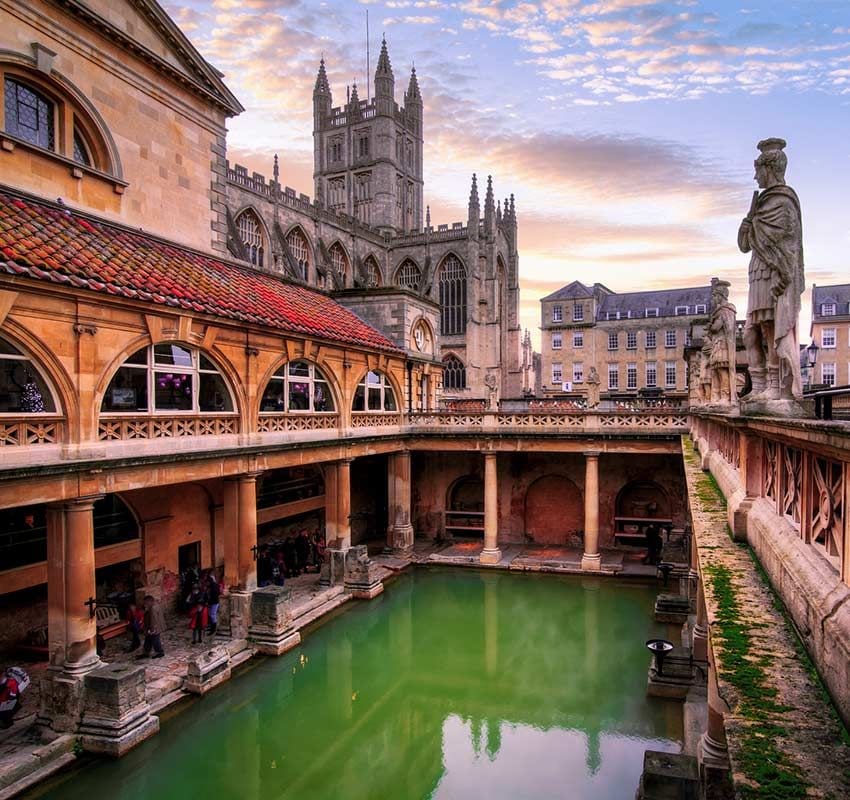 Termas romanas de Bath, Inglaterra