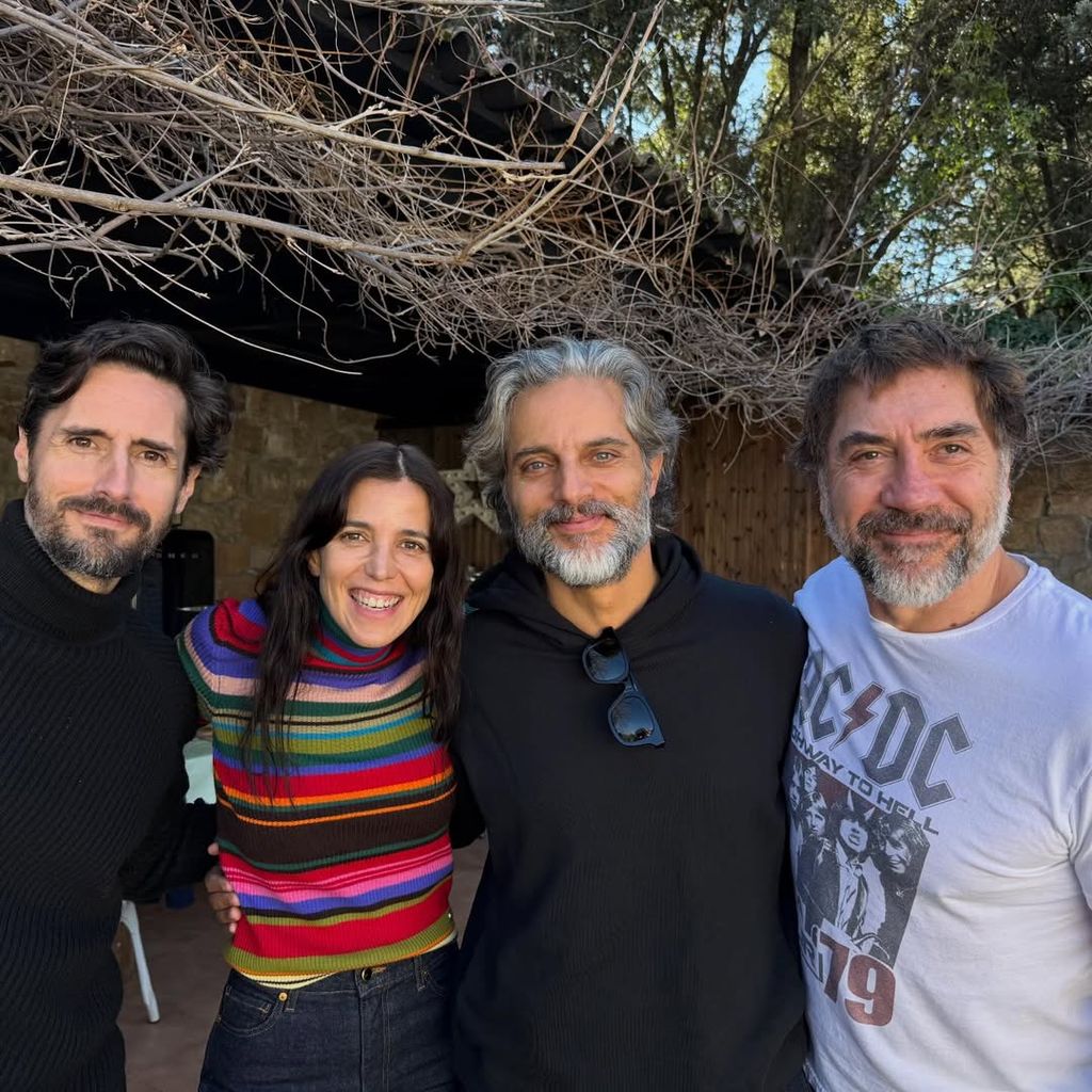 Luisa Mayol celebra su cumpleaños con Juan Diego Botto y Javier Bardem
