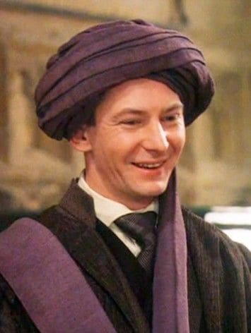 Quirinus Quirrell estuvo interpretado en el cine por Ian Heart