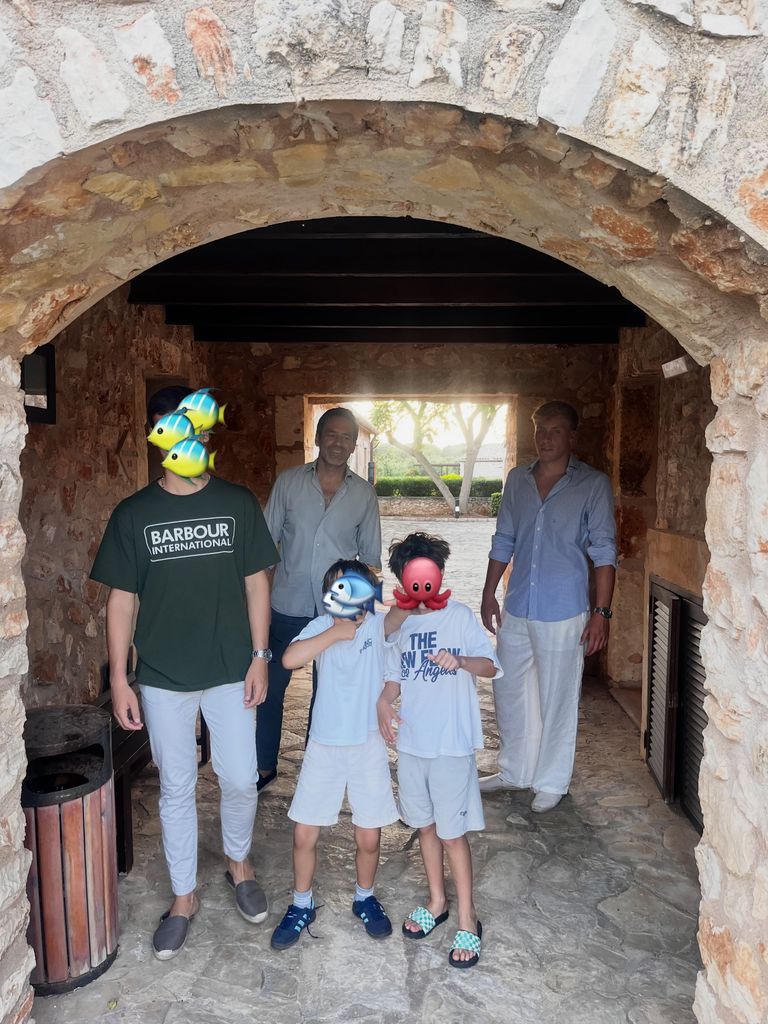 Una imagen del verano más especial de Bárbara Goenaga