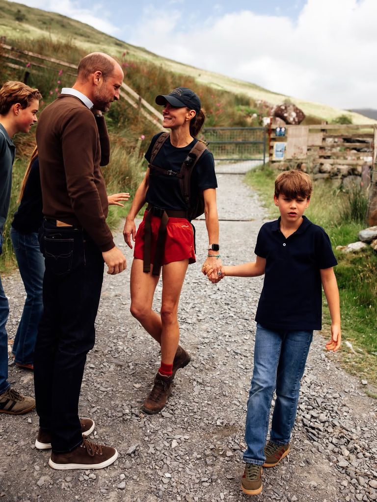 Kate Middleton presumiendo de felicidad tras completar el reto