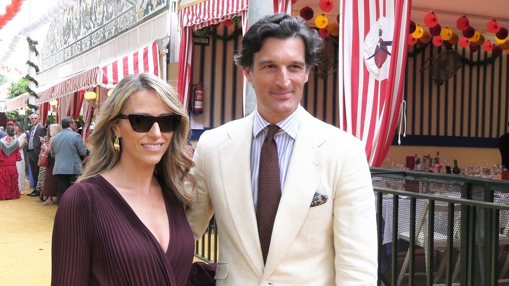 Rafa Medina y Laura Vecino dispuestos a disfrutar de la feria
