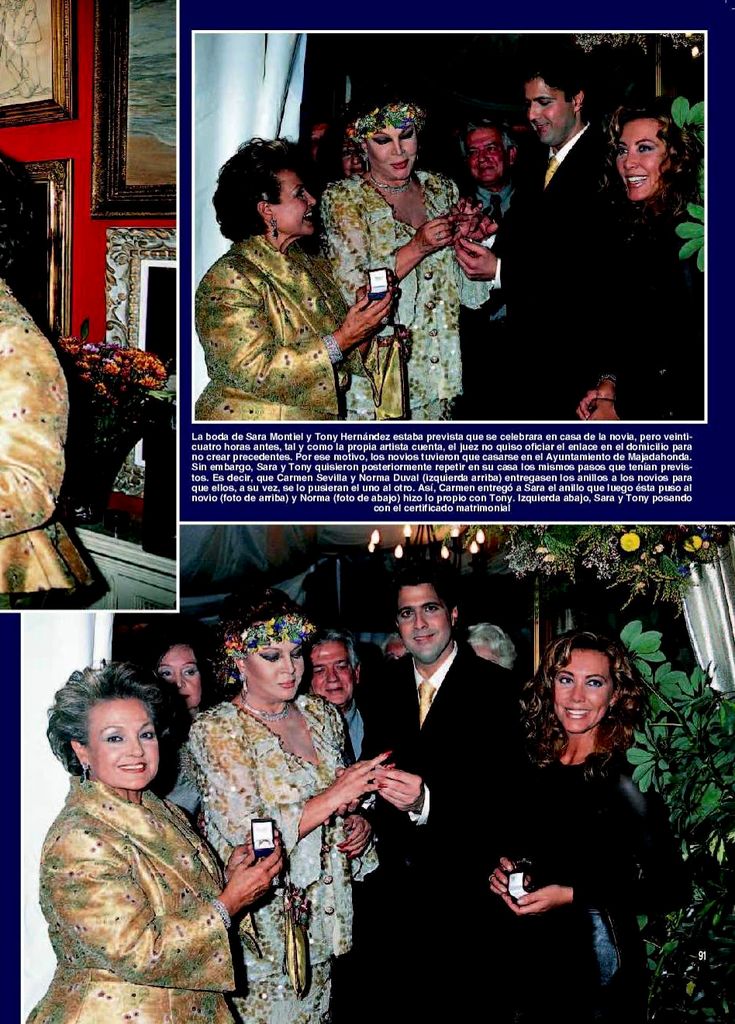 Boda Sara Montiel