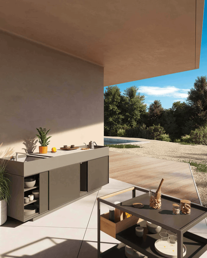 Cocina de exterior