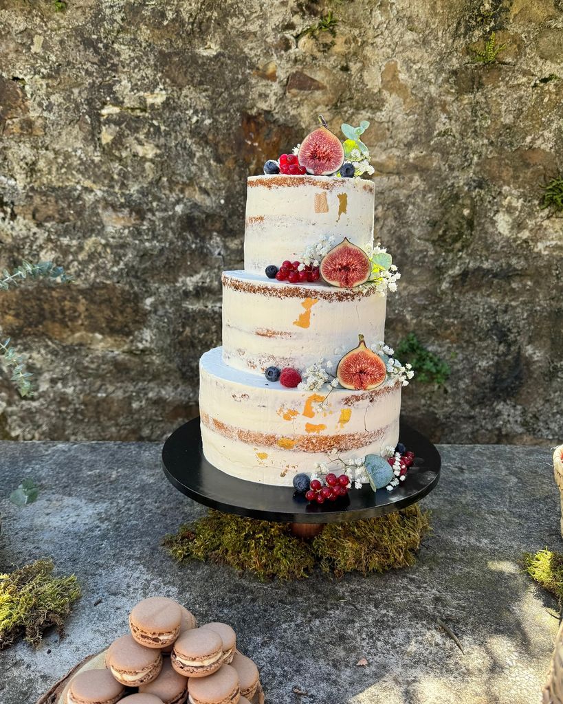 Tartas de boda seminaked