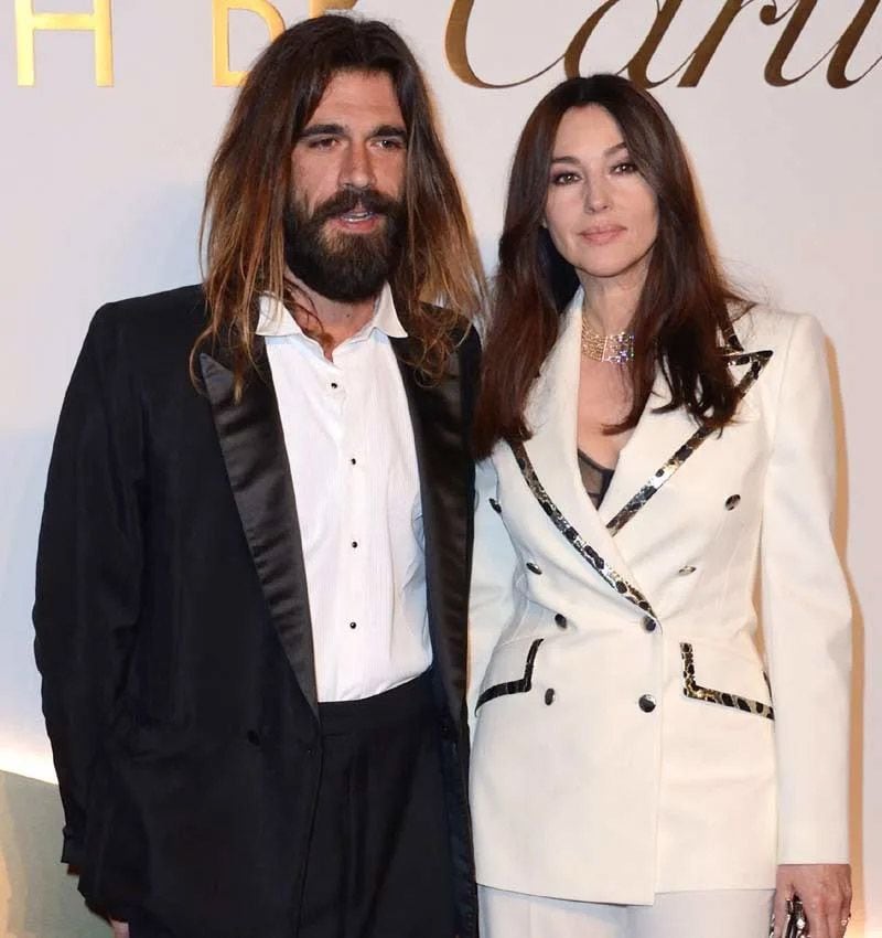 Nicolás Lefèbvre y Monica Bellucci