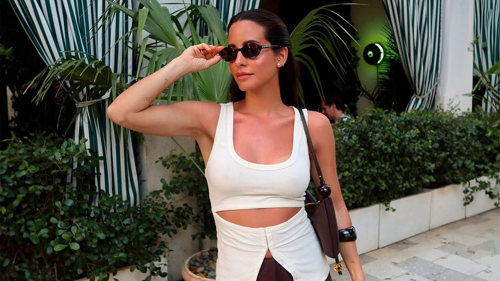 María Fernández-Rubíes con top de Zara