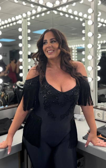 La artista en el camerino