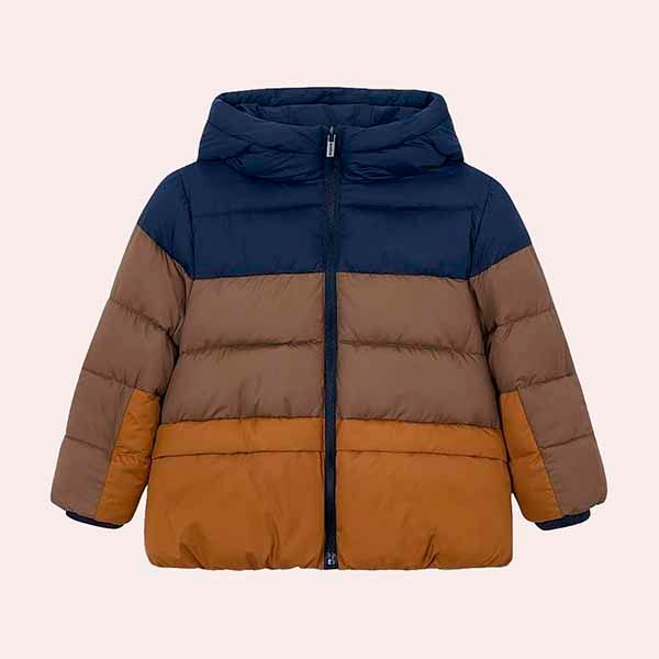 Mayoral Chaquetón Combinado para Niño Barro