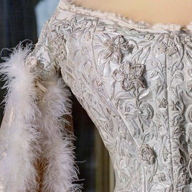 Detalles del vestido de novia de la última zarina rusa, Alejandra Fiódorovna