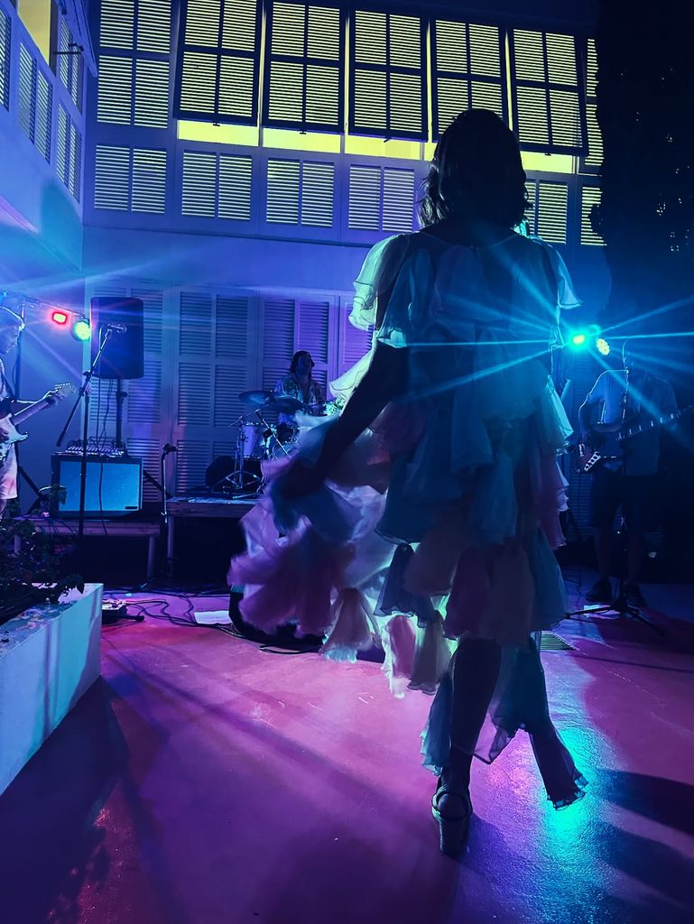 Ágatha bailando el día de su cumpleaños