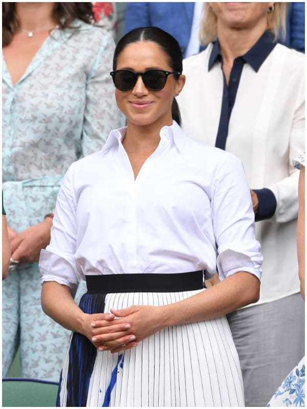 Meghan Markle prefiere los lentes de sol retro de la firma Le Specs