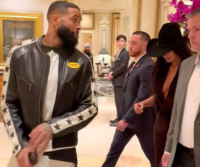 Kim Kardashian y Odell Beckham Jr.