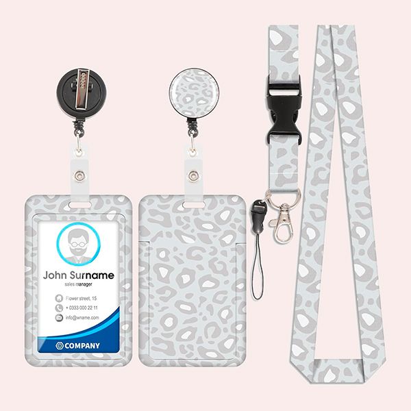 Tarjetero con Cordón de Leopardo Amazon