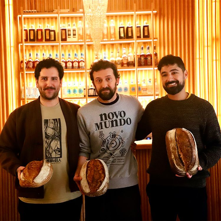 Propietarios de Novo Mundo: Guilherme Gleiser, Javier Peral y Patricio Pons