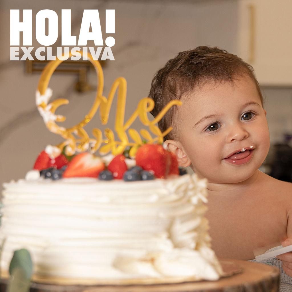 carolina sarassa celebra el primer cumplea os de su hijo noah