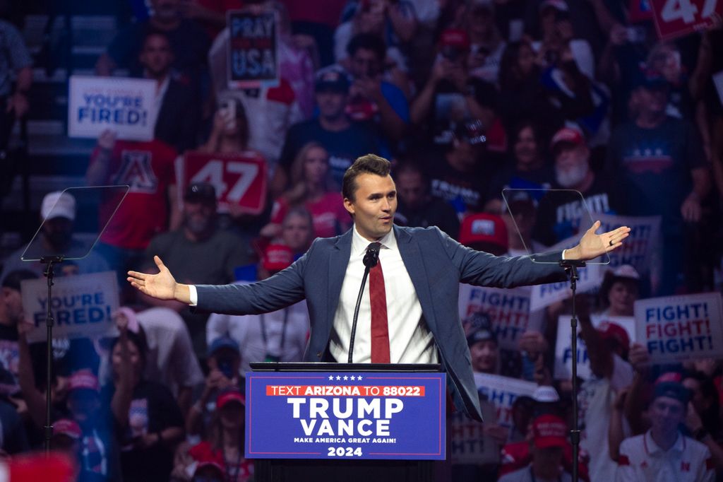 Charlie Kirk apoyó de forma directa la campaña de Donald Trump y JD Vance 