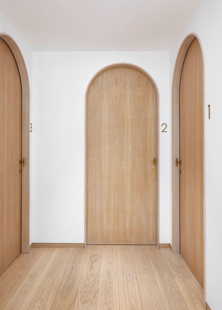 Puertas redondeadas. 