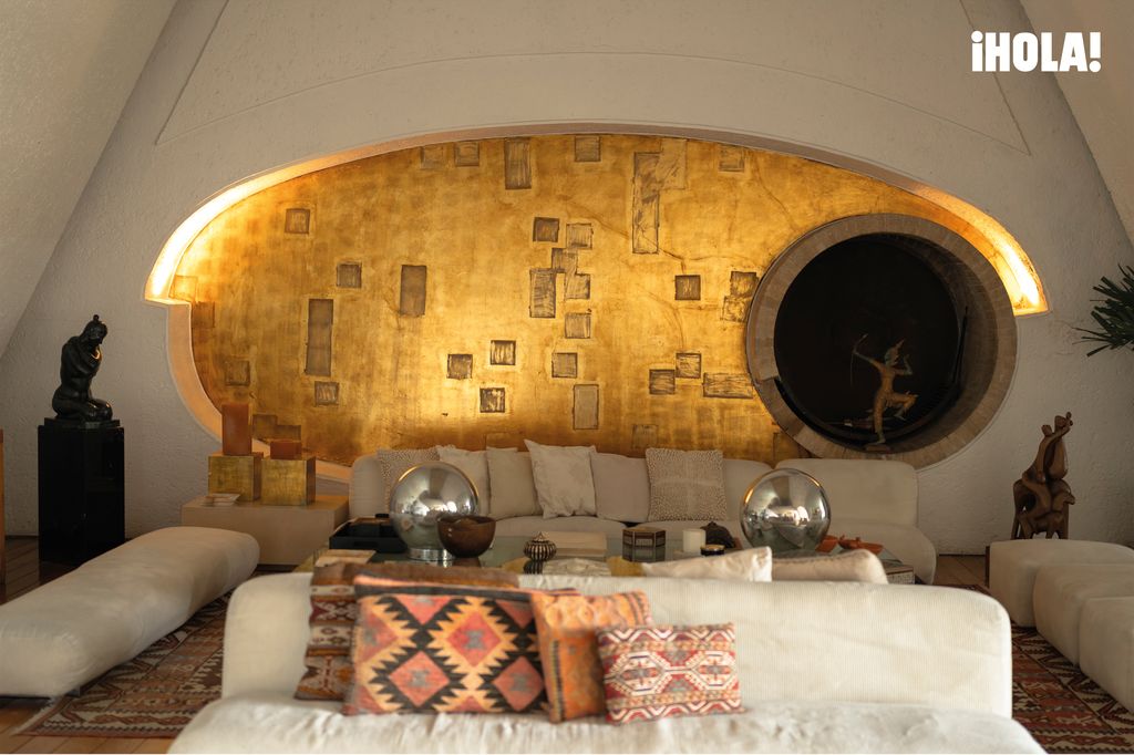 La sala principal de la casa
