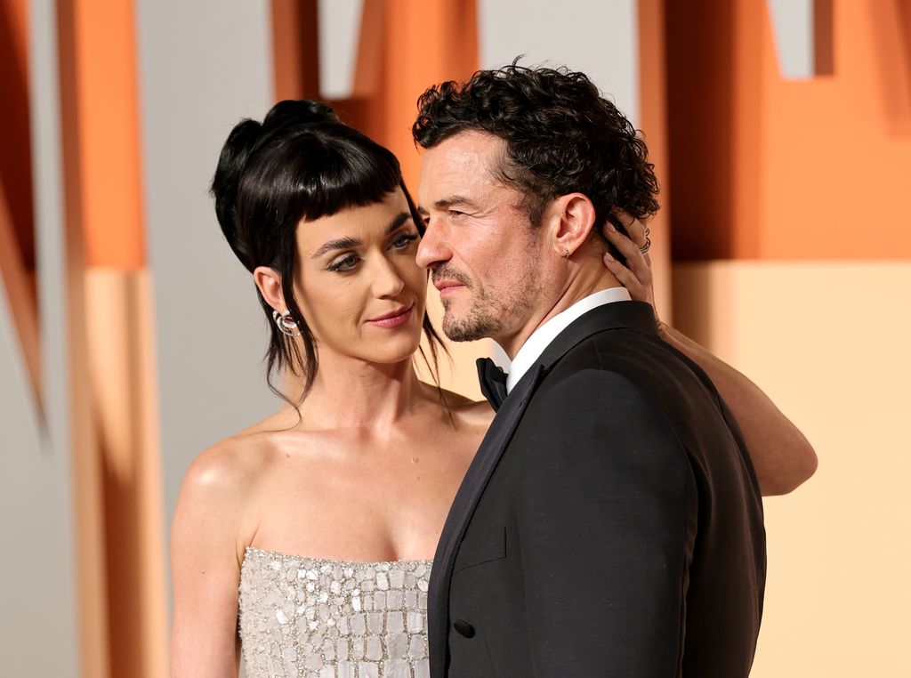 Katy Perry y Orlando Bloom en la fiesta de Vanity Fair