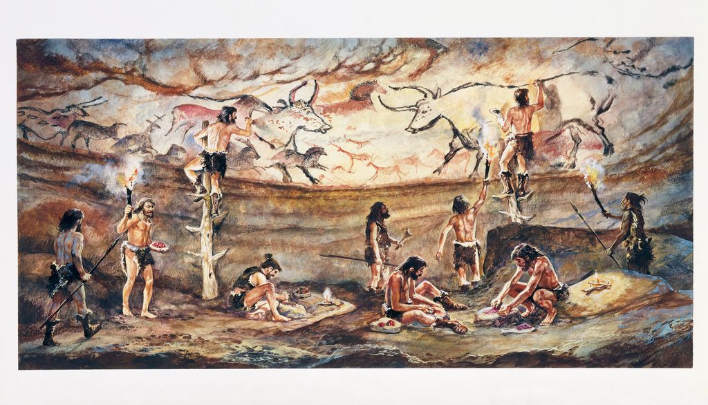 Para pintar los techos de Lascaux, los artistas prehistóricos construían andamios con madera y se iluminaban con lámparas de grasa animal en plena oscuridad