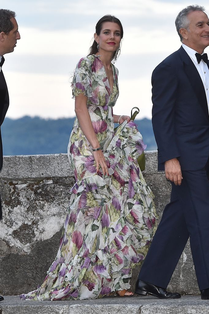 Carlota Casiraghi en la boda de Pierre Casiraghi y Beatrice Borromeo 