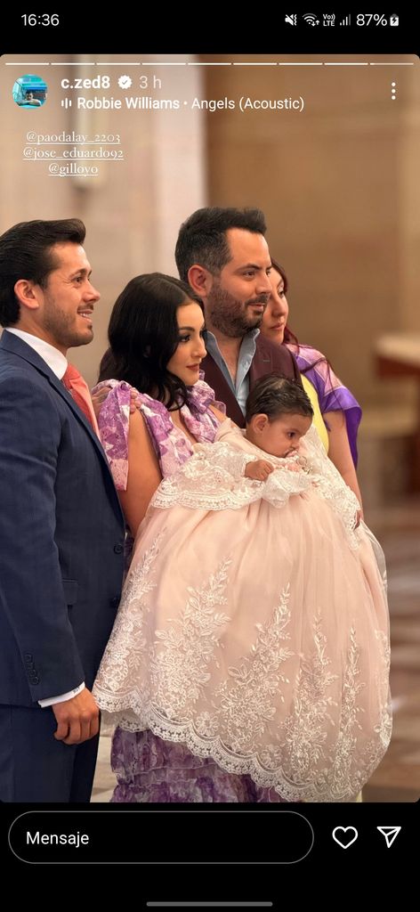 José Eduardo Derbez y Paola Dalay con su hija Tessa