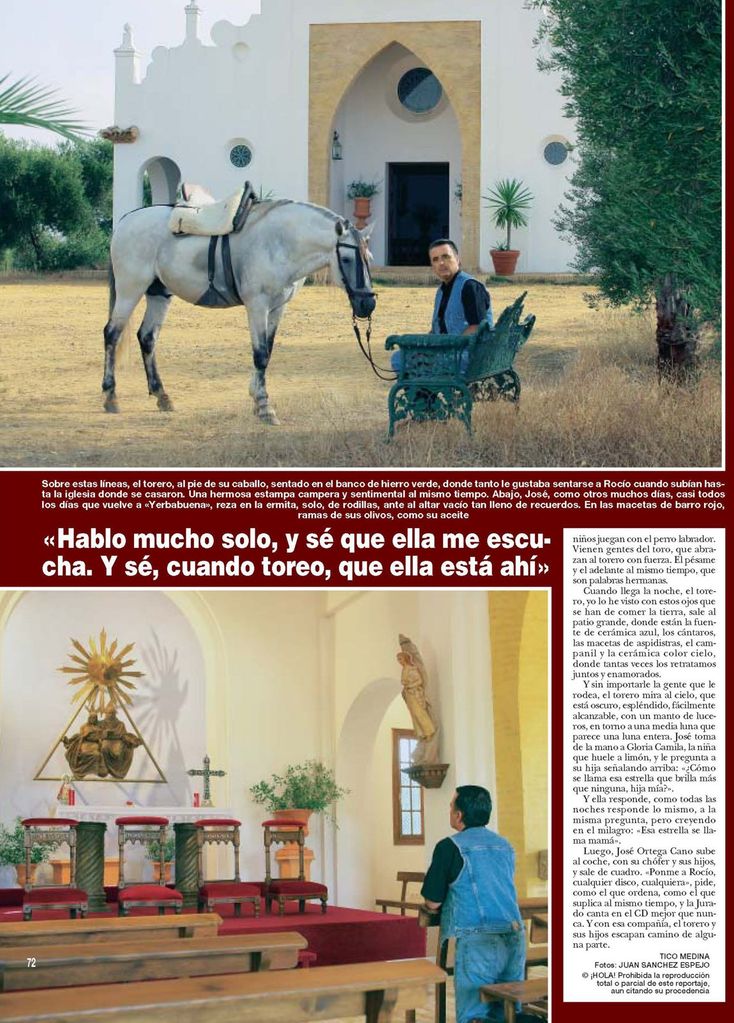 PDF. HOLA 3238. Agosto 2006. Ortega Cano. Yerbabuena.