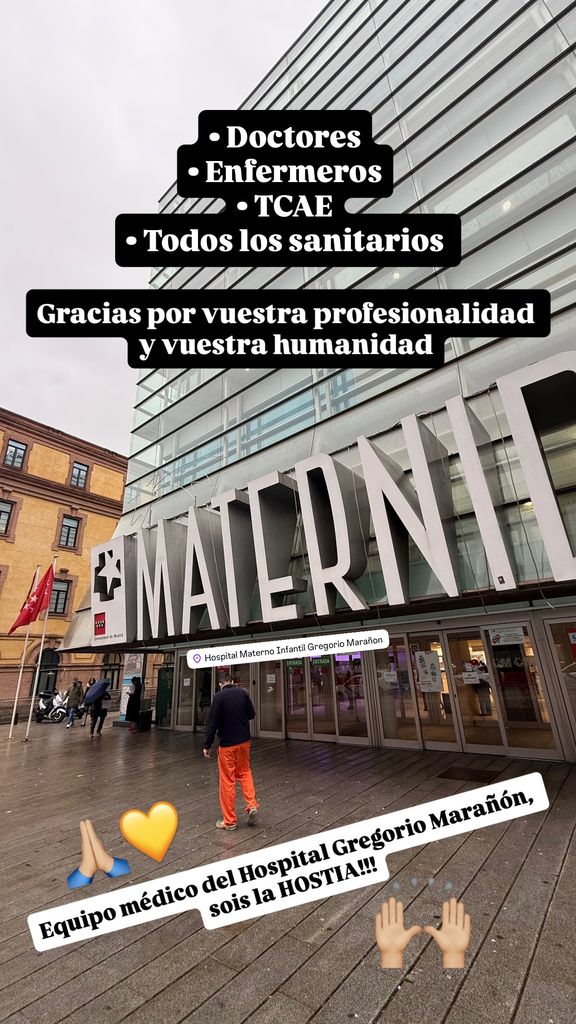 Ingresan en el hspital a la hija de Jaime Astrain y Lidia Torrent