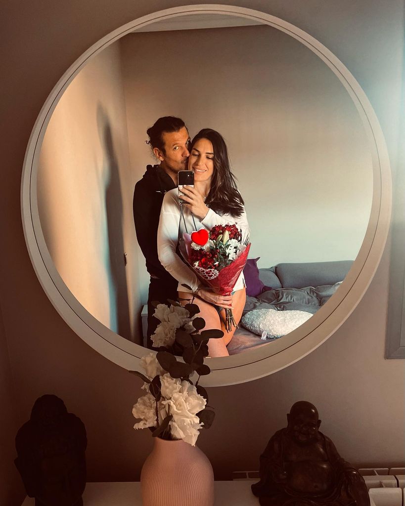 Verónica Hidalgo y Juan Andrés González Santos, en una imagen de sus redes sociales