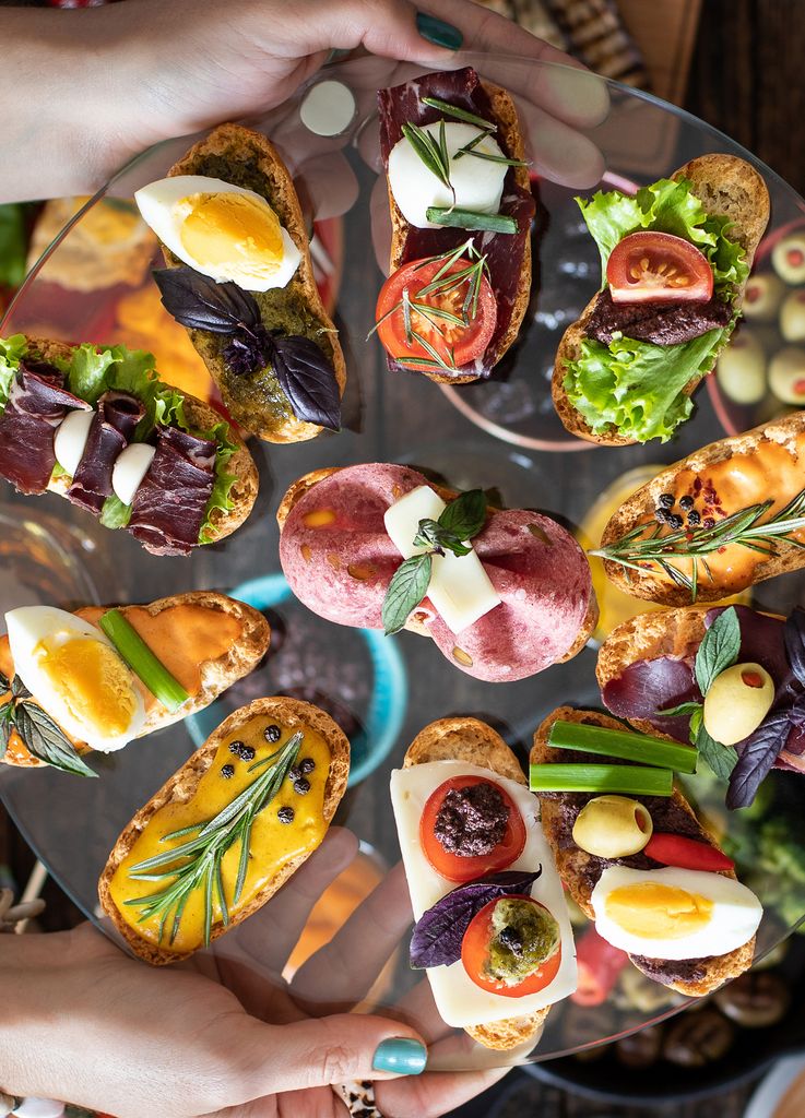 Bandeja de aperitivos