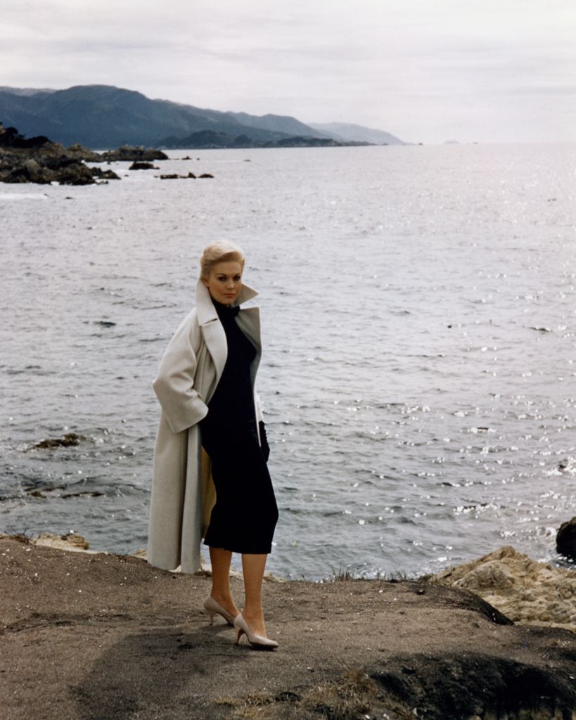 Kim Novak, con su icónico 'look' de 'Vértigo', la película de Hitchcock