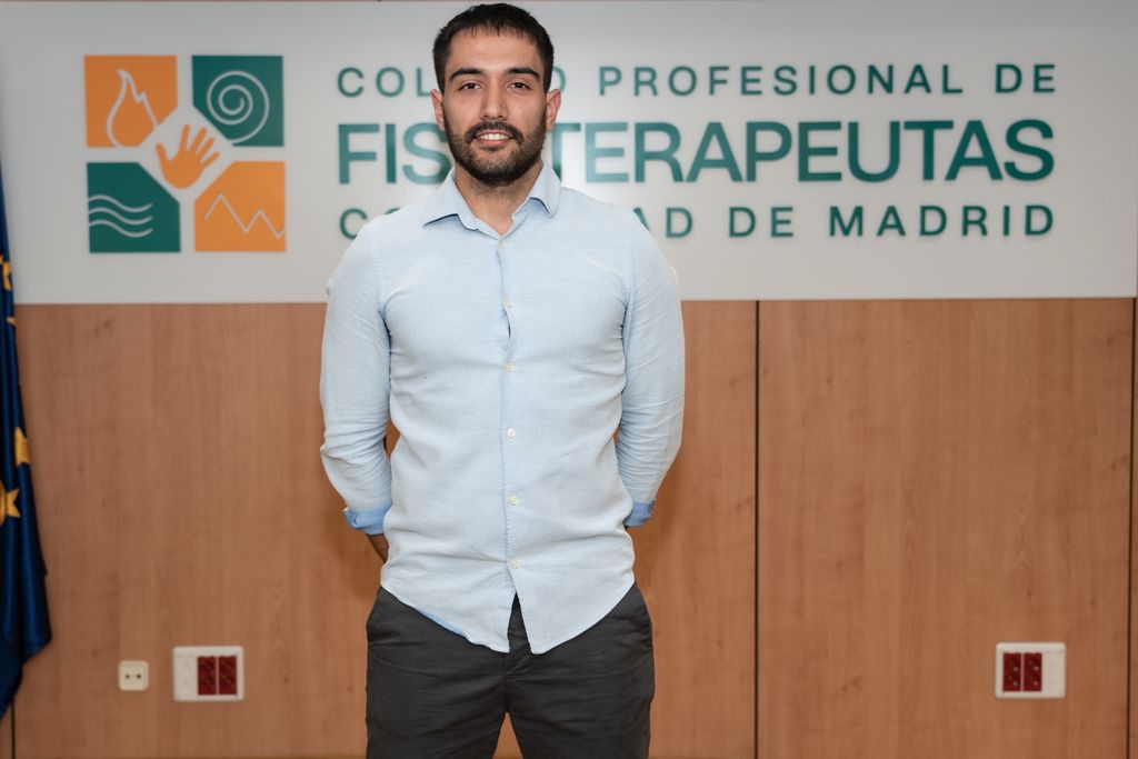Aser Donado, del Colegio Profesional de Fisioterapeutas de la Comunidad de Madrid